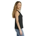thumbnail image 3 of Gildan Softstyle CVC Racerback Tank Top for Women, Semi-Fitted Sleeveless Shirt, Pitch Black, S-2XL, 3 of 5
