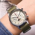 thumbnail image 4 of Seakoss 40mm Original ST1908 Seagull Movement Moon Phase Mechanical Watch, 4 of 4
