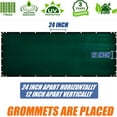 thumbnail image 4 of Amgo Custom Made 5' x 191' Green Fence Privacy Screen Windscreen with Bindings & Grommets, Heavy Duty for Commercial and Residential, 90% Blockage, Cable Zip Ties Included (We Customize), 4 of 9