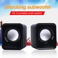 thumbnail image 3 of Mini Haut-Parleurs pour PC Ordinateur Portable USB de Bureau Clairs Universels à DEL Son T Prof √▲, 3 of 9