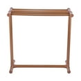 thumbnail image 7 of Pool Towel Rack 5 Bar, Freestanding PVC Outdoor Organizer - Brown T-Shape, Includes Clips & Bag, Beach, Poolside Storage for Towels & Floats, 7 of 7