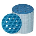 thumbnail image 1 of Lijadora Orbital de 70 Piezas, Papel de Lija de 5 Pulgadas, Disco de Lija de 8 Orificios, Grano de Papel de Lija para Discos de Lijado de Rombos Antibloqueo, 1 of 5