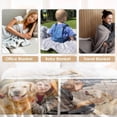 thumbnail image 5 of Blanket with Photos Text, Personalized Blankets with Pictures Aniversary Birthday Valentine's Day Gifts, Customized Photo Gifts for Women,Men,Families,Boyfriend,Girlfriend Blankets, 5 of 5