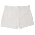 thumbnail image 2 of MICHAEL MICHAEL KORS Womens White Zippered Pocketed Relaxed Fit High Waist Shorts Plus 24W, 2 of 4