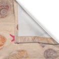 thumbnail image 3 of Ambesonne Tropical Kitchen Curtains, Sand Seashells Starfishes, 55"x36", Soft Pink and Pale Peach, 3 of 3