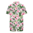 thumbnail image 6 of LEWKW Summer Outfits for Women 3 Piece Sets Floral Kimono Cardigan Top & Shorts Vacation Beach Lounge Wear Boho Matching Cover up Casual Soft Suits, 6 of 7