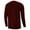 Wine, variant on LYXSSBYX Men's Performance Long Sleeve Shirt Round Neck Long Raglan Sleeves Daily Slim Fit Buttons Pullover Shirts Tops Blouse