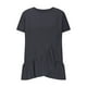 thumbnail image 4 of Eres Más Que una Camisa de Puntuación de Prueba Sexy de Manga Corta Lentejuelas Suelta Camisa de Blusa con Cuello en V, Poliéster, 4 of 9