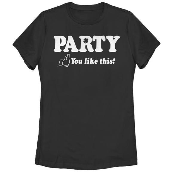 Women's Lost Gods You Like This Party Graphic Tee Black Medium