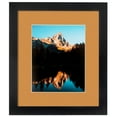 thumbnail image 2 of ArtToFrames 20x20 Matted Picture Frame with 16x16 Single Mat Photo Opening Framed in 1.25 Satin Black and 2 Amber Mat (FWM-3926-20x20), 2 of 8