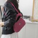thumbnail image 3 of Bolso de hombro mullido de invierno para mujer, bolso de mano de felpa, bolso de mano con cremallera (rosa), 3 of 7