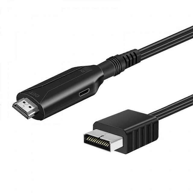 HDMI cable for Playstation 2 & Playstation 1 console (PS2 & PS1), PS1/PS2 to HDMI adapter with True RGB signal output.