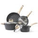 thumbnail image 1 of CAROTE - Juego de utensilios de cocina de granito, juego de 6 ollas y sartenes antiadherentes, juego de cocina de piedra antiadherente (granito clásico, utensilios de cocina de inducción), 1 of 5