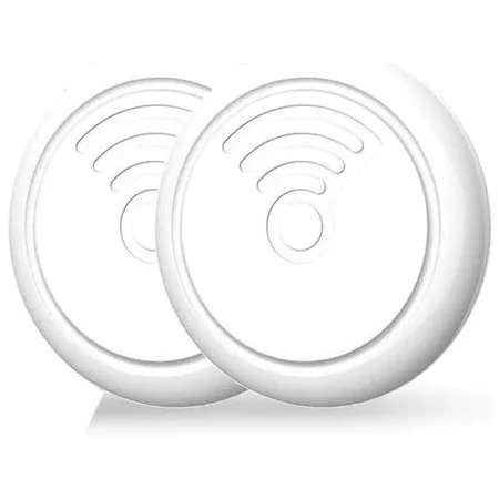 Air Tracker Tags-2 Pack, Tracker Tag Works with Apple Find My (iOS Only), Smart Bluetooth Tracker and Item Locator for Key, Luggage,Backpack,Wallet and More[Apple MFi Certified]