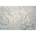 thumbnail image 3 of Alora Decor Glamour 3'11" x 5'6" Vine/Scroll Gray/Blue/Gray/Rust/Blue Area Rug, 3 of 3