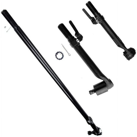 CCIYU Front Outer Tie Rod End Link 1 Tie Rod Drag Link Pitman Arm fit for 2005-2010 for Ford for F-250 for F-350 SUPER DUTY 3pcs Suspension Kit