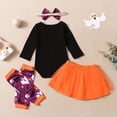 thumbnail image 3 of ITFABS Halloween Lettre Romper Jupe et Bandeau Jambe Plus Chaud, 3 of 9