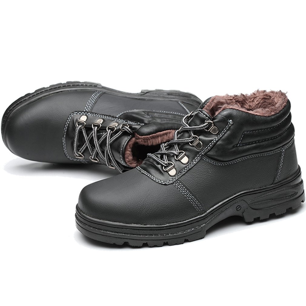 Men Safety Shoes Construction Shoes Steel Toe Work Boots Comfortable