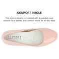 thumbnail image 4 of Journee Womens Luu Comfort Insole Round Toe Low Block Heel Pumps, Widths Available, 4 of 7