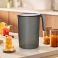 thumbnail image 4 of JoyMoreHome Plastic Pitcher with Lids Hot and Cold Drink Pitcher Juice Milk Lemonade Coffee Iced Tea Pitcher 2L Juice Pitcher Plastic Water Pitcher Plastic Carafe, 4 of 5