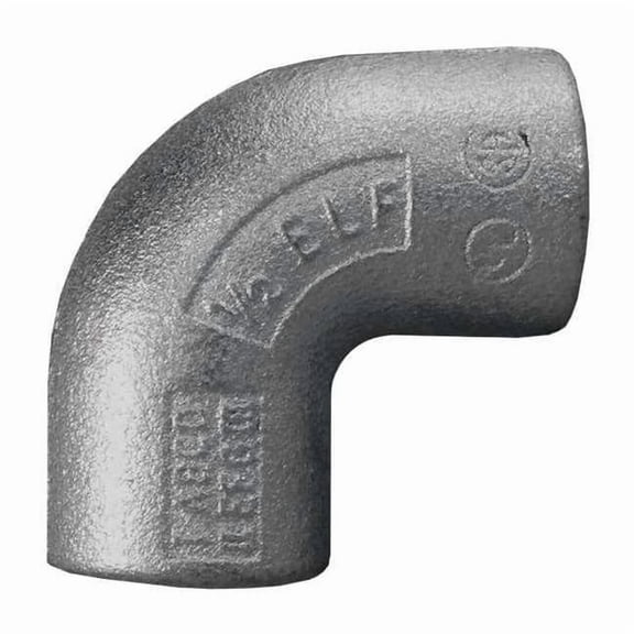 Appleton Electric Elbow,Iron,Trade Size 1/2in ELF90-50