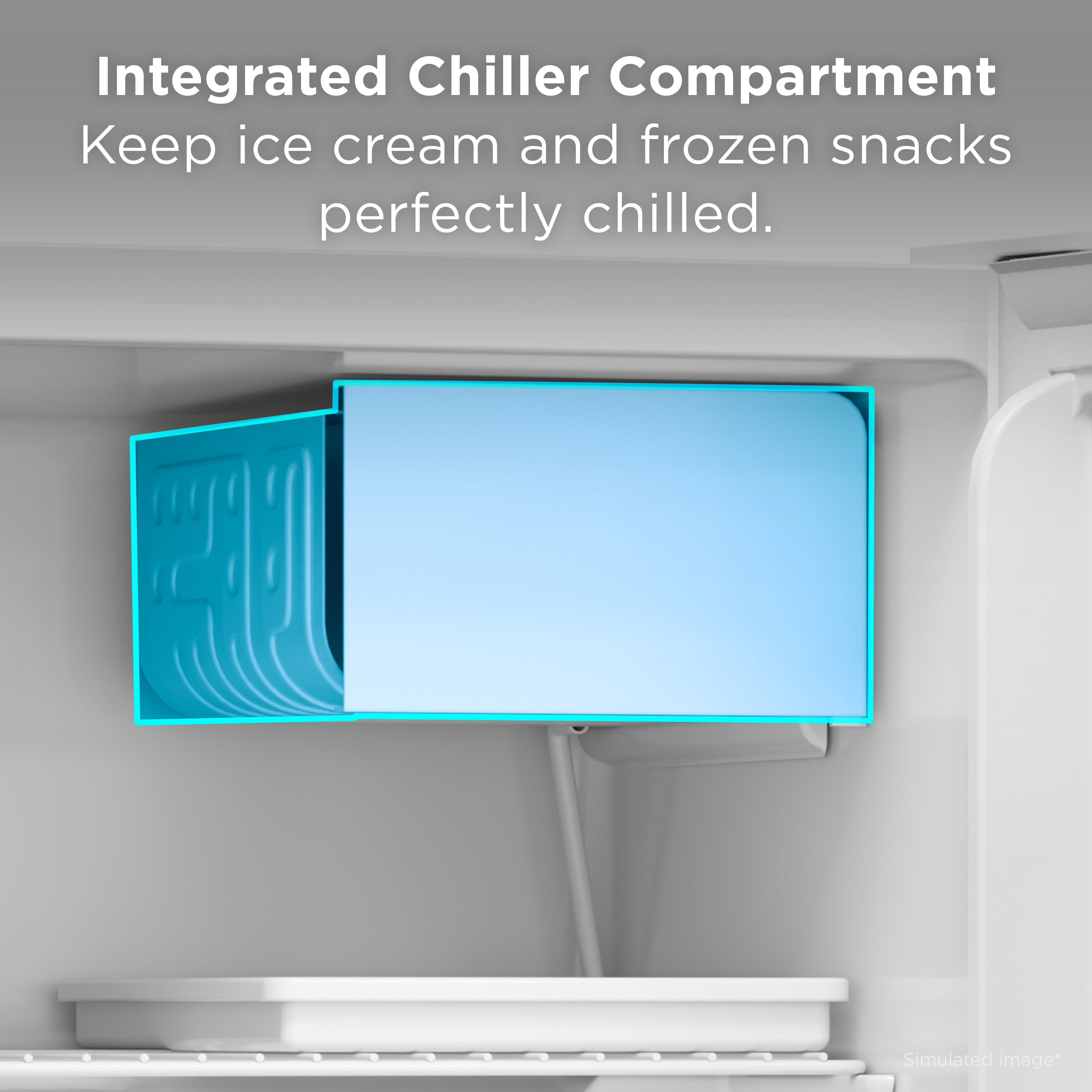 TCL 1.7 Cu ft Compact Refrigerator with Chiller (White) - Single Door Mini Fridge with Adjustable Thermostat, Reversible Door, Energy Star, Perfect for Dorm, Office, Game Room - TRM017S4AW