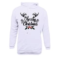 thumbnail image 4 of EchfiProm Graphic Hoodies for Men White with Pockets Hooded Pullover Merry Christmas Xmas Mens Sweatshirt L, 4 of 4