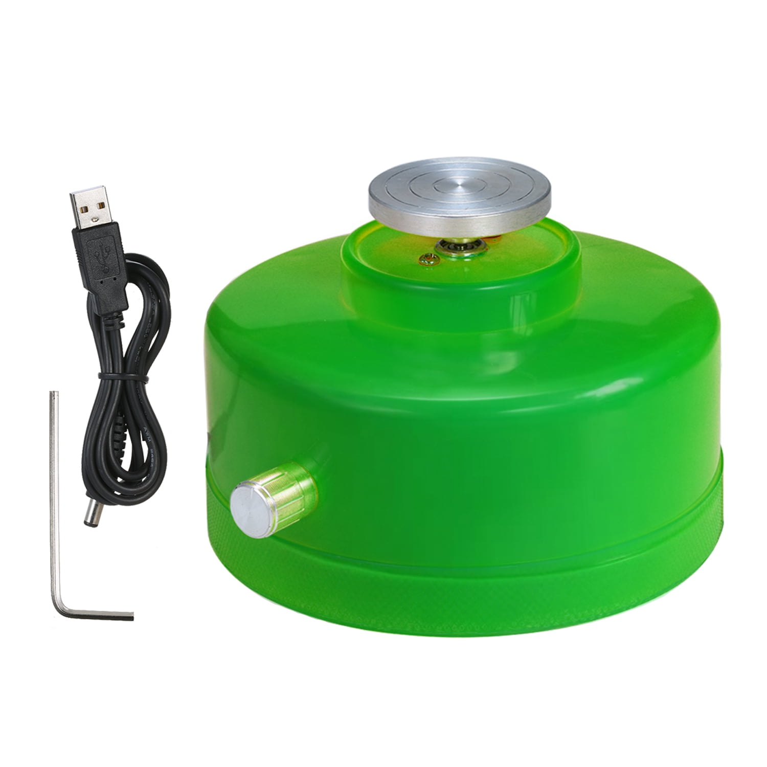 Pottery Wheel Machine Adjustable Speed Mini Electric Pottery Machine Turntable Handmade Art Craft Tool 100-240V US Plug
