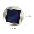 thumbnail image 2 of 2pcs Solar Lights Replacement Parts Solar Panel Lid Lights for Outdoor Hanging Decor, 2 of 6