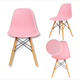 thumbnail image 1 of Silla Eames INMATMEX Rosa Minimalista 9pz, 1 of 9
