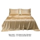 thumbnail image 3 of Soft Solid Matte Satin Hotel Silk Bed Sheet Pillowcase Size, 3 of 6