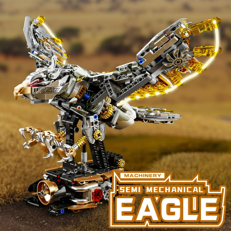 GZBrick, Mechanical Eagle Building Set, 1168PCS, Compatible with