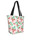 thumbnail image 2 of KLL Tote Bag for Women Strawberry Print Shopping Grocery Reusable Bags for Office School Shopping Travel, 2 of 6