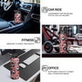 thumbnail image 3 of Leopard Print Insulated Stainless Steel Water Bottle with Straw & Cleaning Brush – 18 Oz | Leakproof, BPA-Free, 304 Stainless Steel, Wide Mouth, Travel Mug for Car, Gym, Office, 3 of 5