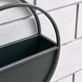 thumbnail image 6 of Danya B. Round 2-Piece Iron Wall Planter Set - Black, 6 of 6