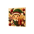 thumbnail image 3 of Christmas Santa Pearl Art DIY Kit, Warm Cute 3D Diamond Art Painting Crafts for Adults, DIY Winter Home Decor Wall Art, Beginner DIY Seasonal Party Gift, 3 of 8