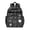 Cat and Moon, variant on Moth and Sun Gothic Pattern Backpack for School, Cute School Bag with Adjustable Shoulder Straps and Padded Back, 15.25"x11.5"x5.25"