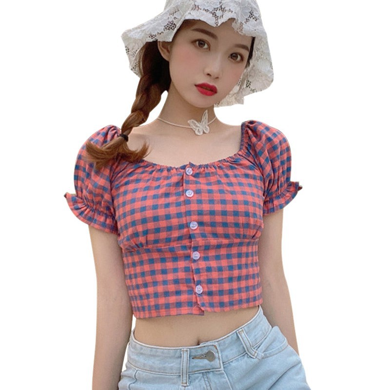 short puff blouse designs