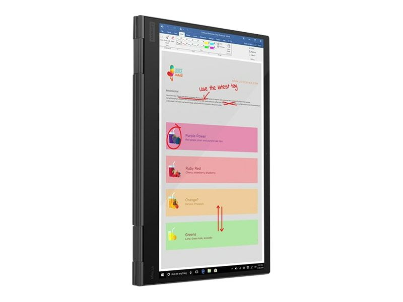 Lenovo ThinkPad X1 Yoga (4th Gen) 20QF - Flip design - Intel Core i7 - 8565U / up to 4.6 GHz - Win 10 Pro 64-bit - UHD Graphics 620 - 8 GB RAM - 256 GB SSD TCG Opal Encryption, NVMe - 14" IPS touchscreen 1920 x 1080 (Full HD) - IEEE 802.11b, IEEE 802.11a, IEEE 802.11g, IEEE 802.11n, IEEE 802.11ac, Bluetooth 5.0 - Wi-Fi 5 - iron gray - kbd: US