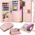 thumbnail image 1 of Takfox Moto G Stylus 2021 4G Wallet Phone Case,Takfox PU Leather Magnetic Detachable Card Holders Shockproof Kickstand Protective Flip Folio Cover for Motorola G Stylus 2021-Rose Gold, 1 of 6