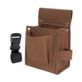 thumbnail image 3 of Cinturón de herramientas de carpintero Kusrkot Bolsa de mantenimiento Marrón Bolsa de uñas, 3 of 7