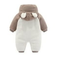 thumbnail image 4 of EnJoCho Cartoon Clothing for Kids Baby Girls Boys Winter Clothes Snowsuit Teddy Bear Outfit Jumpsuit Romper Coat Hooded Suit Baby Kids Trendy Comfort Bodysuit Outfits, 4 of 9