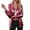 czb# Red527, variant on Women Elegant Tops Solid Sparkly Sequin Glitter Long Sleeve Leather Cardigan Notched Collar Slim Fit Lightweight Party Elegant Evening Jacket Streetwear,Silver,XL