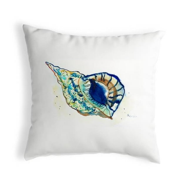 Betsy Drake KS606 12 x 12 in. Betsys Shell Small No-Cord Pillow