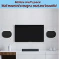 thumbnail image 4 of Soporte de altavoz antideslizante para montaje en pared para Sonos Era 300 (negro) Hugtrwg Nuevos Originales, 4 of 9