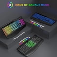thumbnail image 3 of Combo de teclado y ratón SaharaCase Recargable Silent RGB, 3 of 7