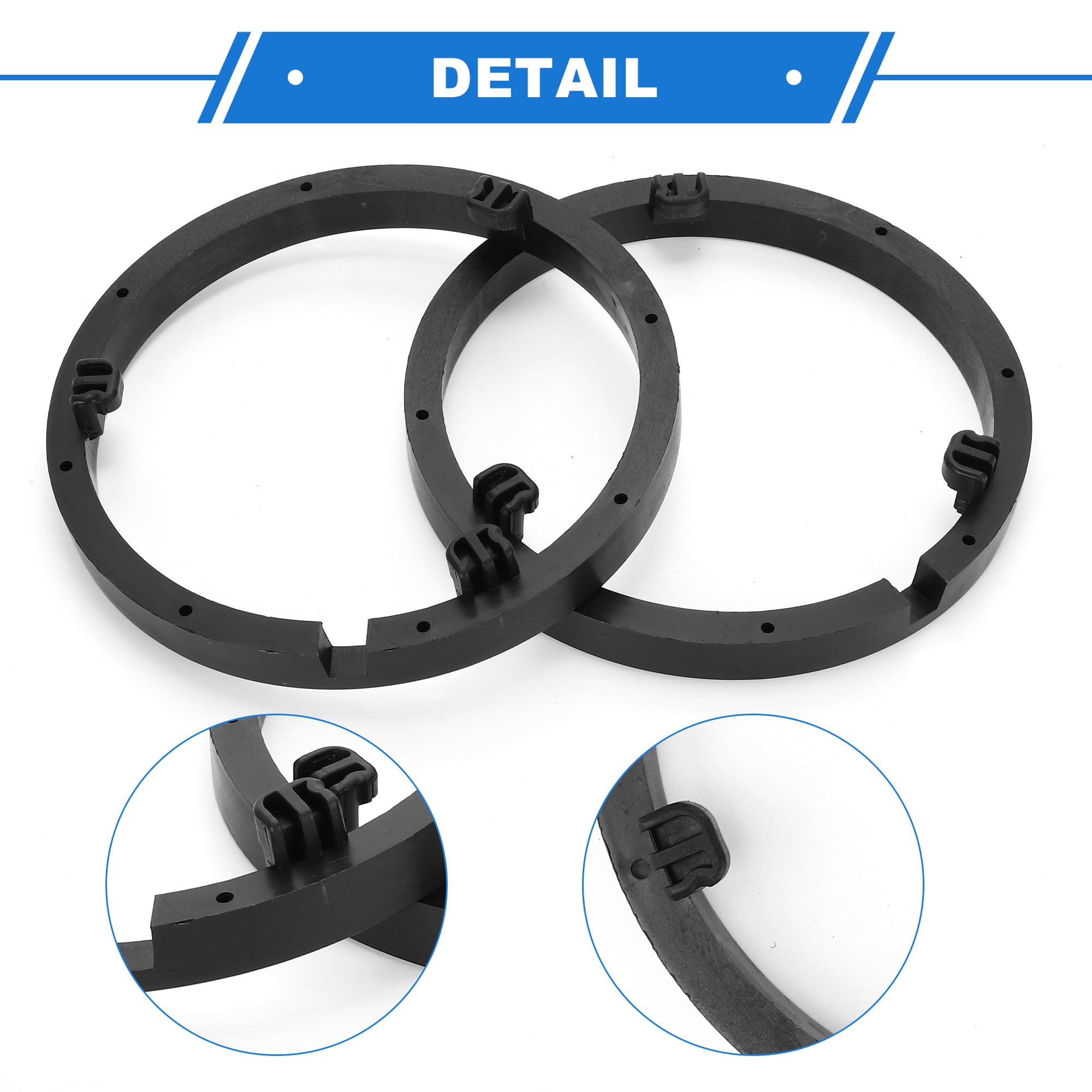 Unique Bargains 2Pcs Speaker for Spacer Ring for Mitsubishi for Mirage 2014-2020