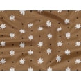 thumbnail image 6 of oneOone Rayon Brown Fabric Abstract Floral Dress Material Fabric Print Fabric By The Yard 56 Inch Wide, 6 of 8