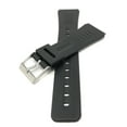 thumbnail image 2 of Bandini 18mm Rubber Watch Band, Black, Sport Fits Casio Databank and More, 2 Spring Bars Included, 2 of 5