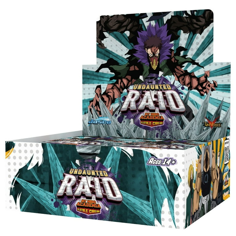 Jasco My Hero Academia Collectible Card Game Series 5: Undaunted Raid Booster Display - Contains 24 Expansion Packs of 11-Cards, Trading Card Game Jasco My Hero Academia Collectible Card Game Series 5: Undaunted Raid Booster Display - Contains 24 Expansion Packs of 11-Cards, Trading Card Game